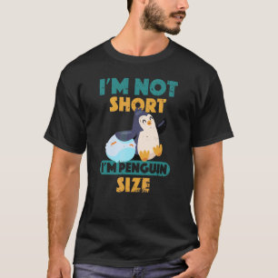 Camiseta Eu não sou pequeno, sou pinguim tamanho bonito e f