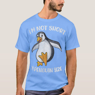 Camiseta Eu não sou pequeno, sou pinguim tamanho fãs de ani