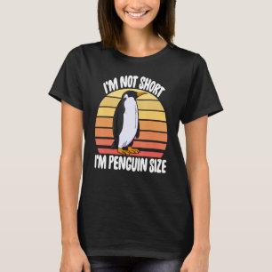 Camiseta Eu não sou pequeno, sou pinguim tamanho homem ping