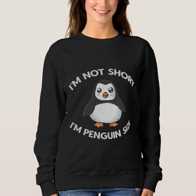 Camiseta Eu não sou pequeno tamanho de pinguim (Frente)