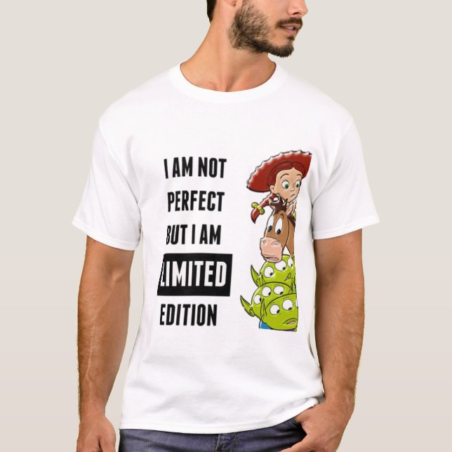 Camiseta Eu não sou perfeito, mas tenho uma edição limitada (Frente)