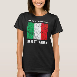 Camiseta Eu Não Sou Pervertido Apenas Italiano