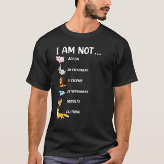 Camiseta Eu Não Sou Porco Coelho Leão Golfinho Frango Rapos