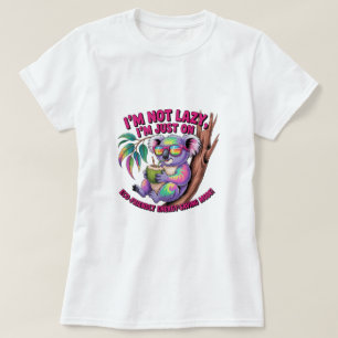 Camiseta Eu não sou preguiçoso
