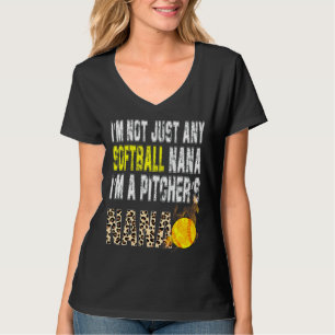 Camiseta Eu não sou qualquer Nana de Softball Eu sou Nan de