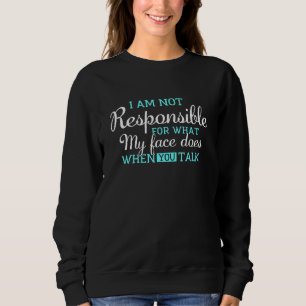 Camiseta Eu Não Sou Responsável Pelo Que Minha Cara Faz Qua