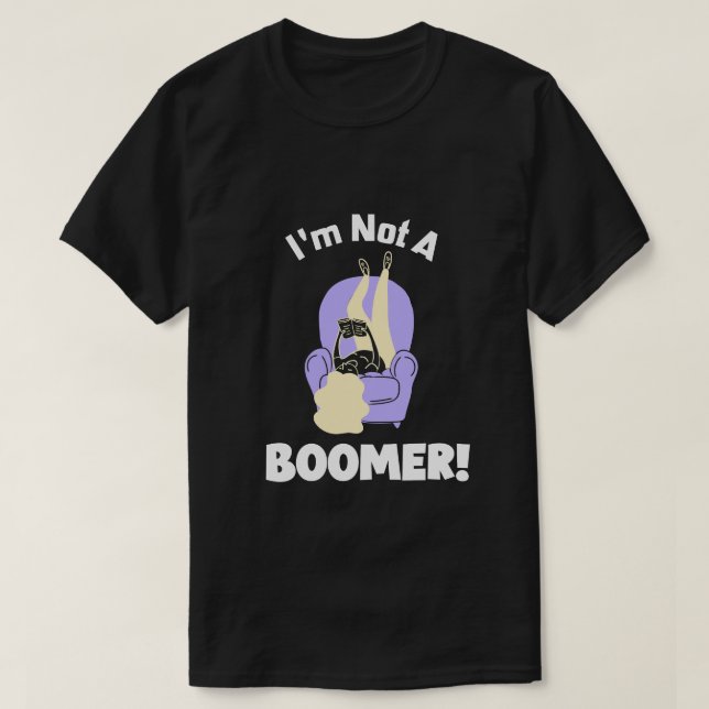 Camiseta Eu não sou um Boomer (Frente do Design)
