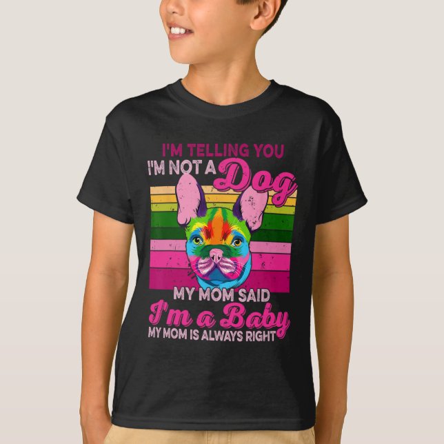 Camiseta Eu não sou um cão, sou um saco (Frente)