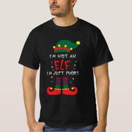 Camiseta Eu não sou um Elf Eu sou apenas um pequeno Natal e