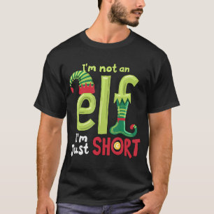 Camiseta Eu Não Sou Um Elfo Apenas Um Curto Jogo De Natal E