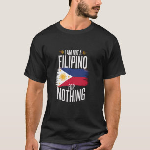 Camiseta Eu Não Sou Um Filipino Por Nada Filipinas PH Kab