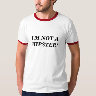 Camiseta Eu não sou um hipster!