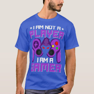 Camiseta Eu Não Sou Um Jogador Im Um Gamer Purple Game Cont