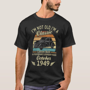 Camiseta Eu não sou um Nascer clássico em outubro de 1949