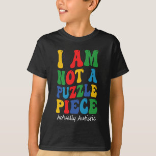 Camiseta Eu não sou um presente de conscientização engraçad