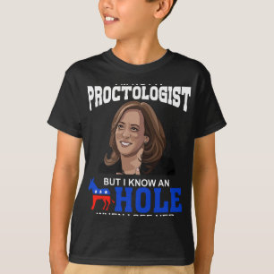 Camiseta Eu não sou um Proctologista, mas conheço um Buraco