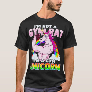 Camiseta Eu Não Sou Um Rato De Gym Eu Sou Um ginásio Que Fa