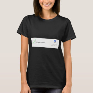 Camiseta Eu não sou um robô.