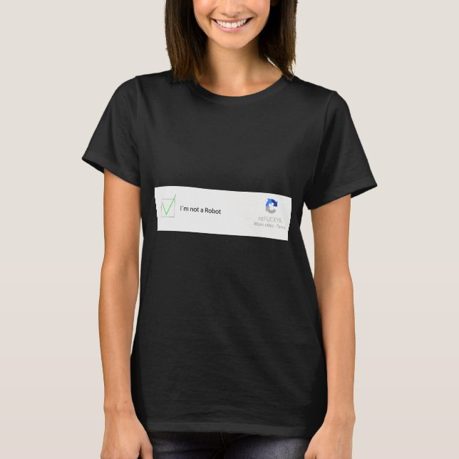 Camiseta Eu não sou um robô. (Frente)