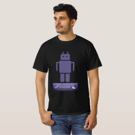 Camiseta Eu não sou um robô - CAPTCHA
