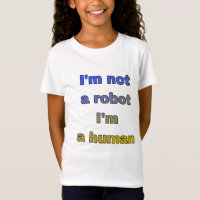 Eu não sou um robô, sou um humano