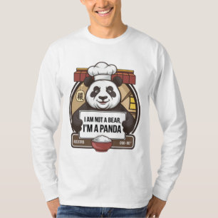 Camiseta Eu não sou um urso, sou um Panda