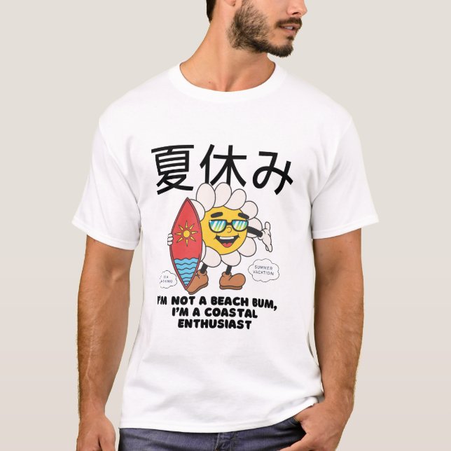 Camiseta Eu não sou um vagabundo de praia (Frente)