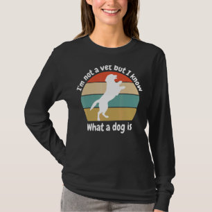 Camiseta Eu não sou um veterano, mas sei o que um cão é sar