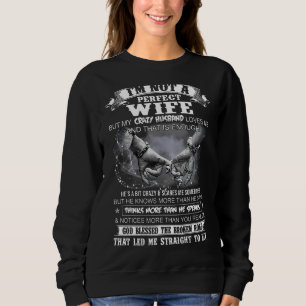 Camiseta Eu não sou uma esposa perfeita, mas meu marido mal