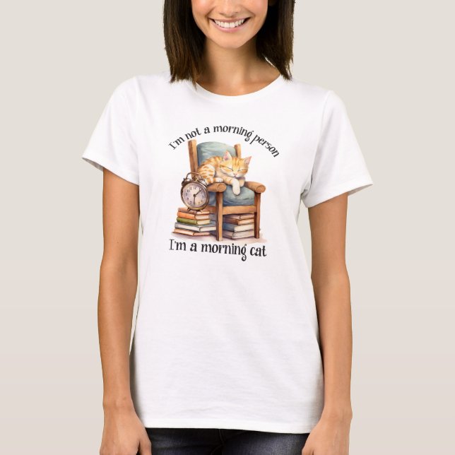 Camiseta Eu não sou uma pessoa da manhã (Frente)