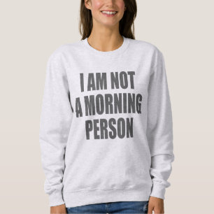 Camiseta Eu não sou uma pessoa matinal