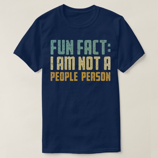 Camiseta Eu não sou uma Pessoa Pessoas (Frente do Design)