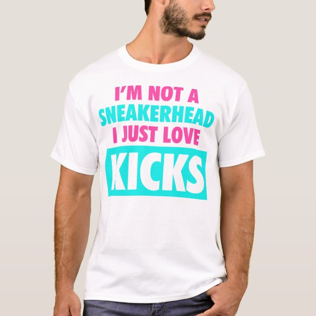 Camiseta Eu não sou uma praia sul de Sneakerhead (Frente)