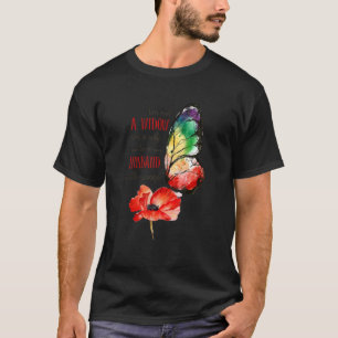Camiseta Eu não sou uma viúva. Sou uma esposa de um marido 