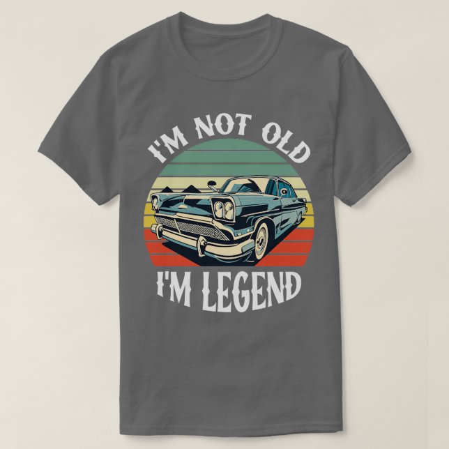 Camiseta eu não sou velha lenda (Frente do Design)