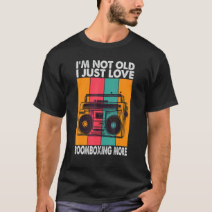 Camiseta Eu não sou velho Eu só adoro caixas de expansão ma