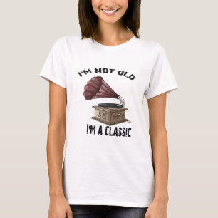 Camiseta Eu não sou velho, eu sou clássico