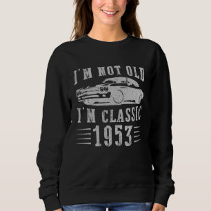 Camiseta Eu Não Sou Velho Eu Sou Clássico 1953 Carro Vintag