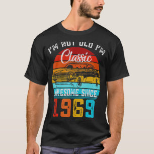 Camiseta Eu não sou velho, eu sou clássico de carro engraça