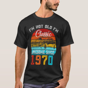 Camiseta Eu não sou velho, eu sou clássico de carro engraça