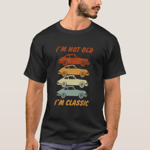 Camiseta Eu não sou velho Eu sou clássico de Designs de car