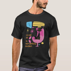 Camiseta Eu Não Sou Velho Eu Sou Moderno de Meados do Sécul