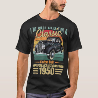 Camiseta Eu não sou velho Eu sou o Classic Custom Built Leg