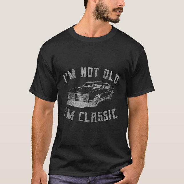 Camiseta Eu Não Sou Velho, Sou Carro (Frente)