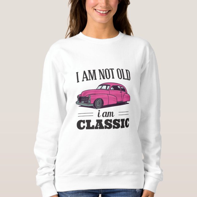 Camiseta Eu não sou velho, sou clássico (Frente)