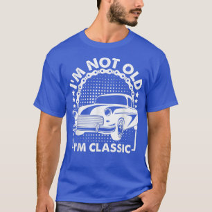 Camiseta Eu não sou velho, sou clássico, carro do carro do