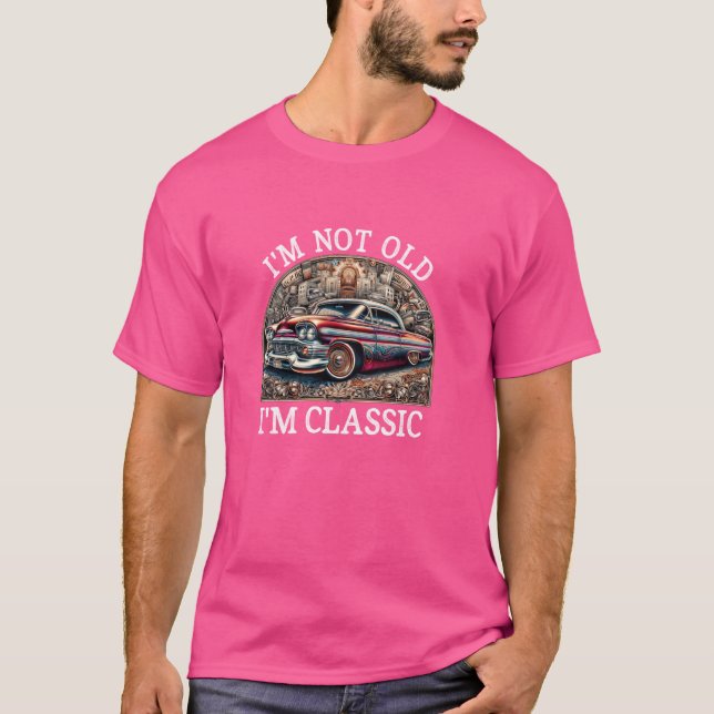 Camiseta Eu não sou velho sou clássico - Chicano Lowrider - (Frente)