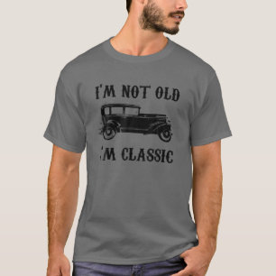 Camiseta Eu não sou velho, sou clássico da Vintage