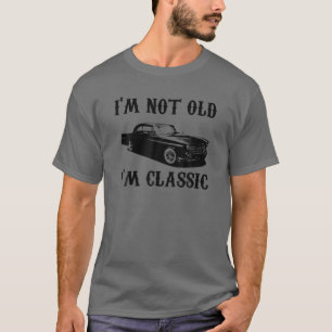 Camiseta Eu não sou velho, sou clássico da Vintage