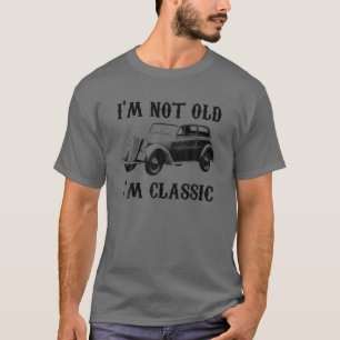 Camiseta Eu não sou velho, sou clássico da Vintage